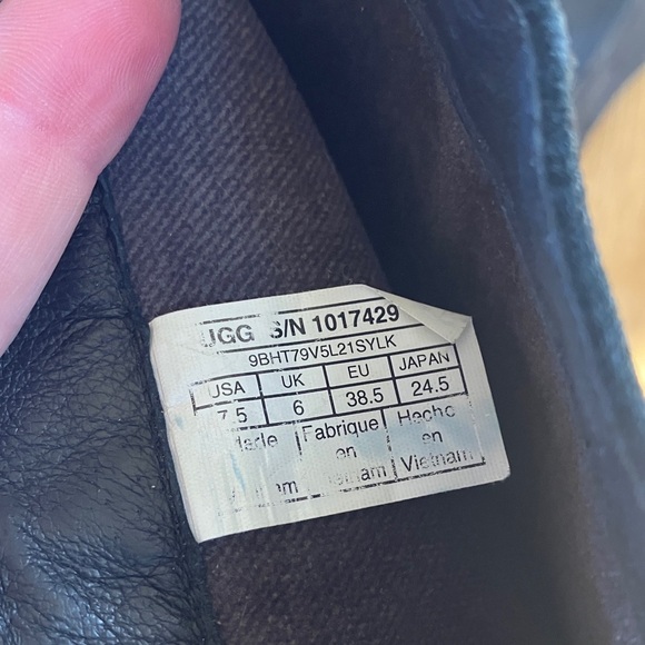 UGG Black Suede Wedges High Boots - Picture 8 of 8